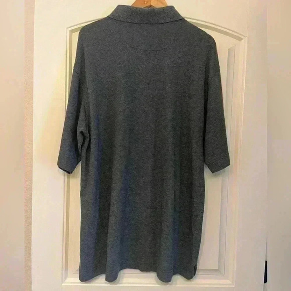 CUTTER & BUCK Dry Tec gray men’s polo shirt size XXL Tall 2XL - Picture 3 of 6